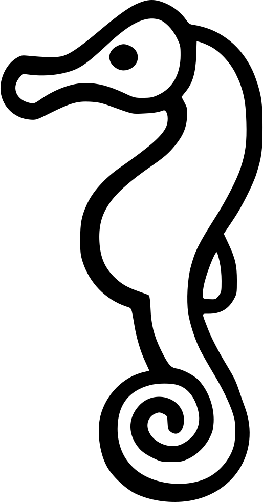 Sea Horse Comments - Icon (514x980), Png Download