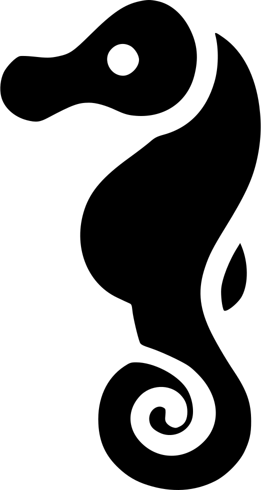 Sea Horse - - Illustration (522x980), Png Download