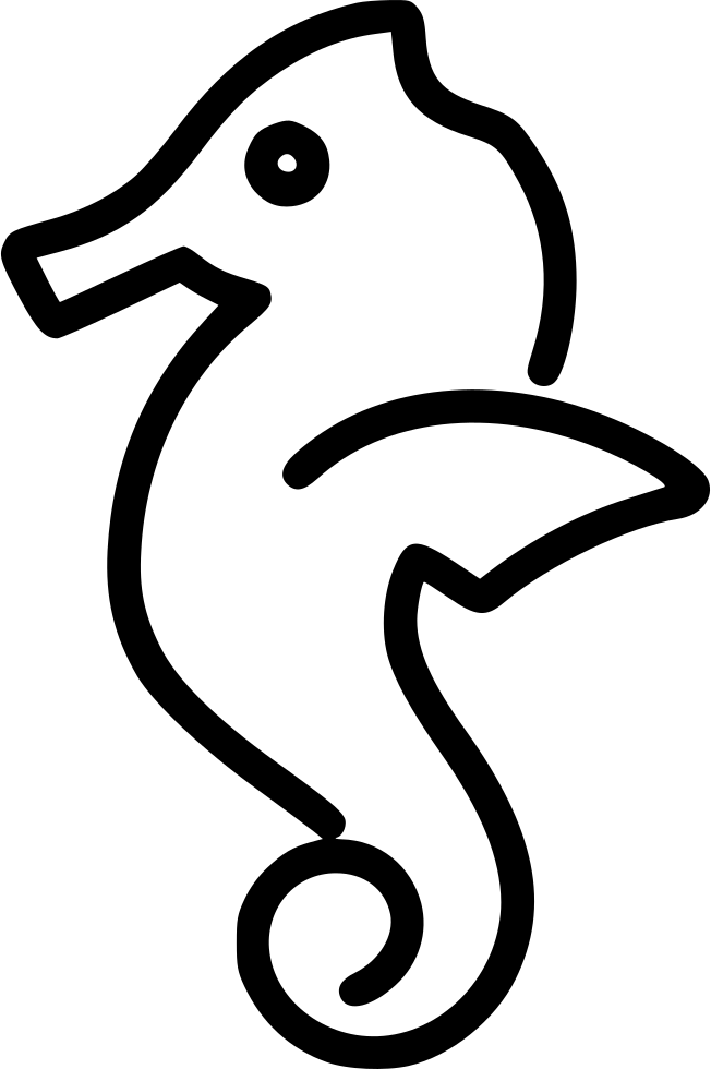 Sea Horse - - Seahorse (652x980), Png Download