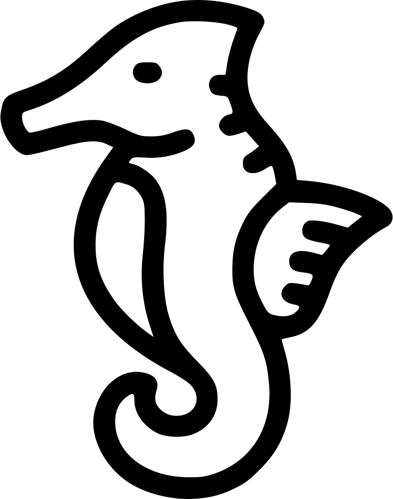 Seahorse Sea Horse - Seahorse (772x980), Png Download