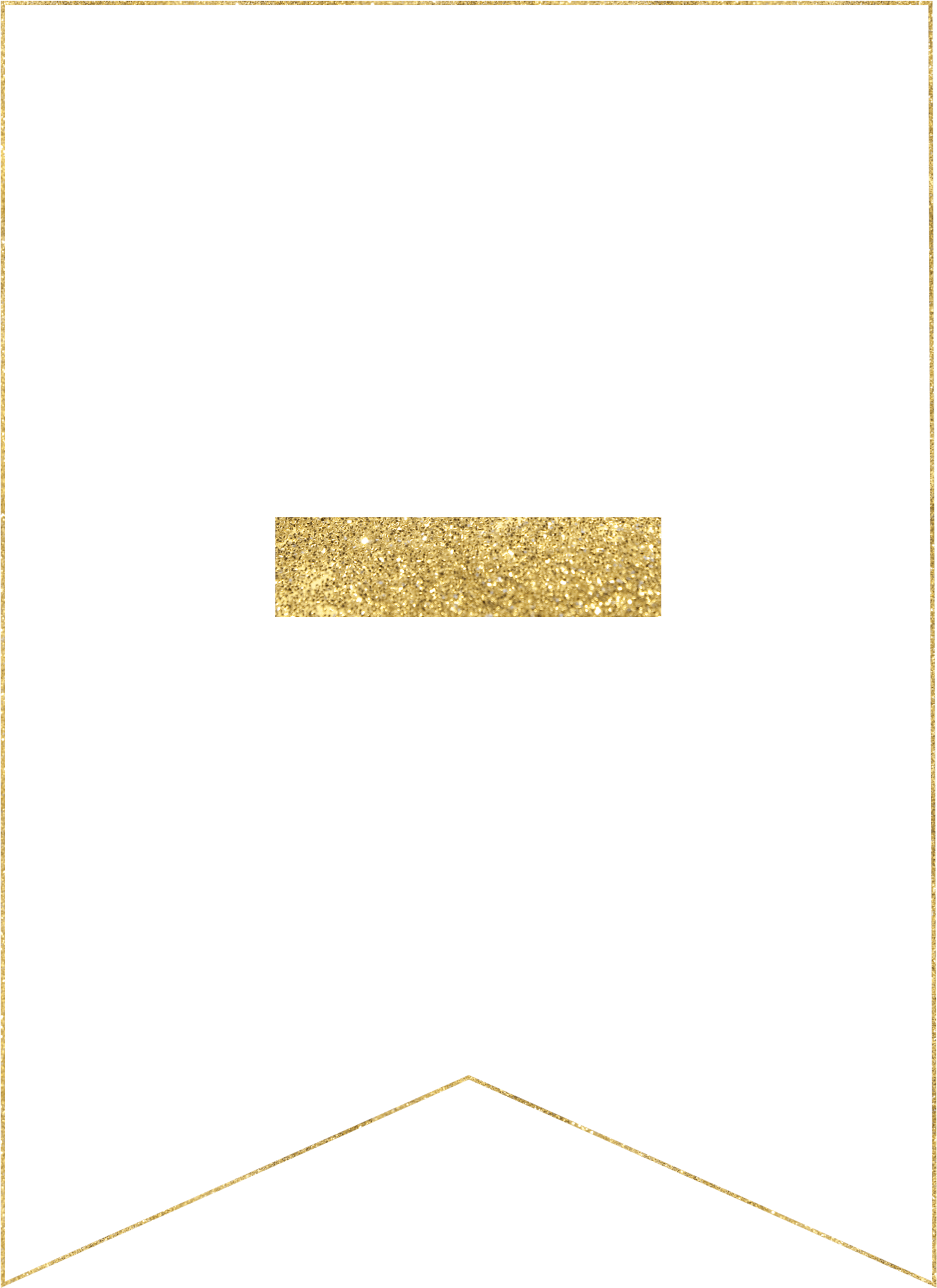 E Gold Alphabet Banner Letter - Printable Banner Gold Letter P (1736x2431), Png Download