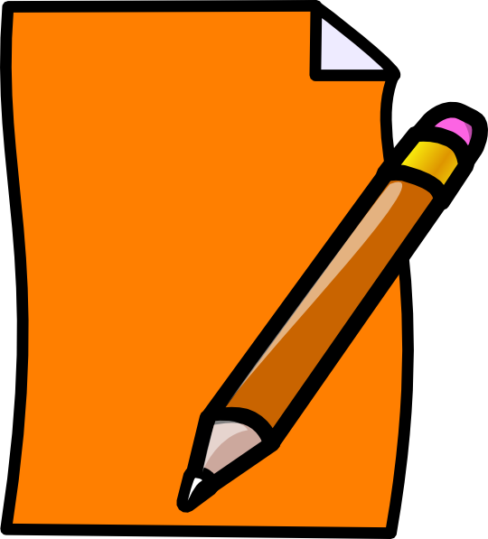 Pencil And Paper Clipart Png - Managing Self Key Competency (540x597), Png Download