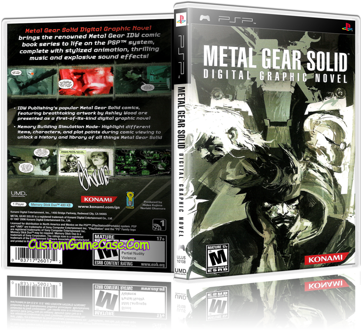 Metal Gear Solid Digital Graphic Novel - Metal Gear Solid: Digital Graphic Novel By Sony Psp (800x685), Png Download