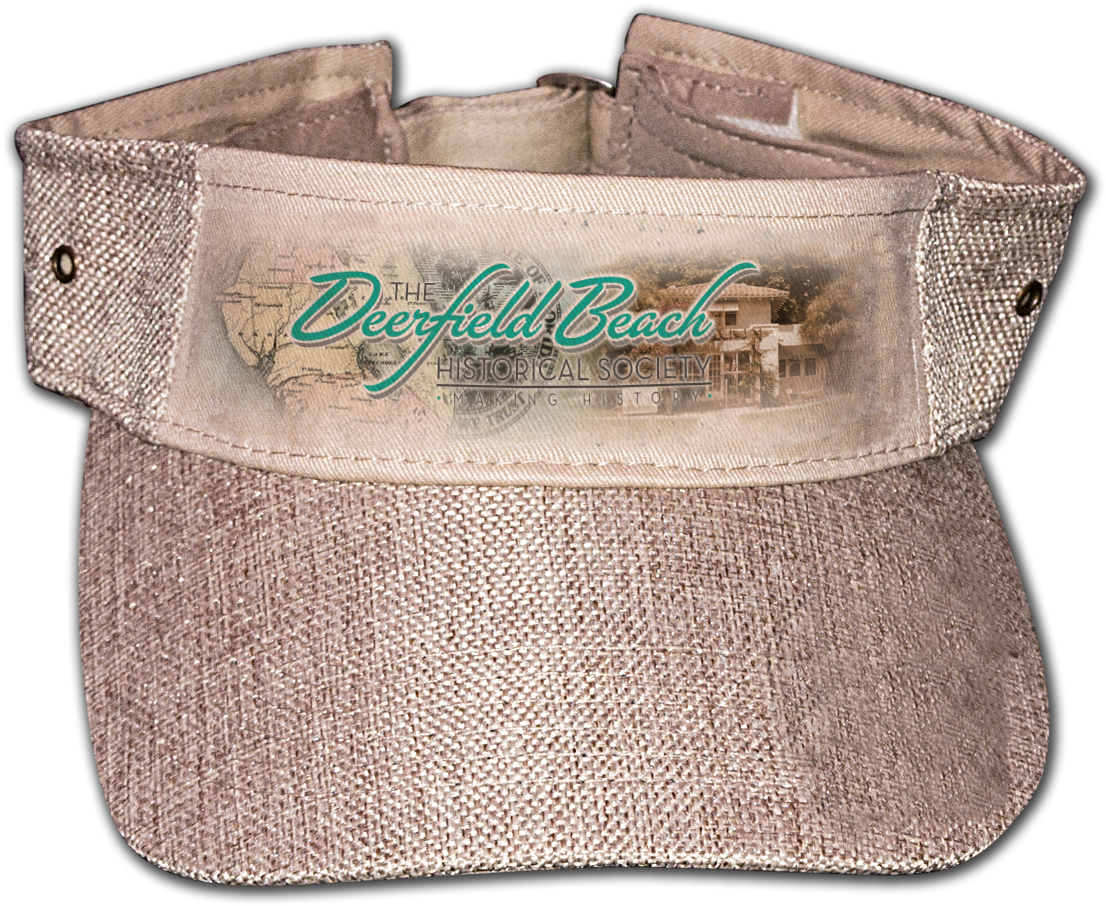 Deerfield Beach Historical Society - Visor (1500x1500), Png Download