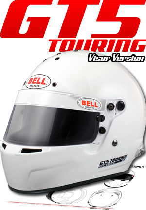 Pf Gt5-visor - Bell Gp5 Touring (300x431), Png Download