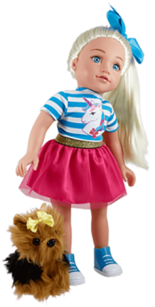 Jojo Siwa 45cm Doll With Bow Bow - Number (350x350), Png Download