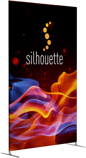 Silhouette™ 5′ - Blue And Red Fire (864x648), Png Download