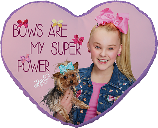 Jojo Siwa Heart Cushion 40 Cm ,, , Large - Jojo Siwa New Book (600x503), Png Download
