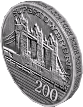 Hotd4 Silver Coin - Silver (750x650), Png Download