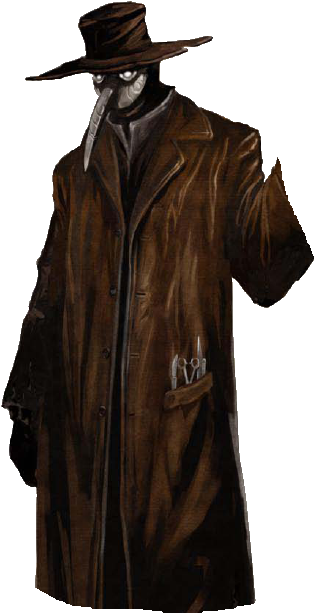 Queen's Physician - Plague Doctor Mask (328x614), Png Download