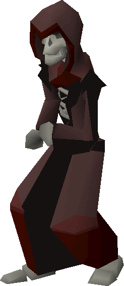 Skeletal Mystic (246x566), Png Download