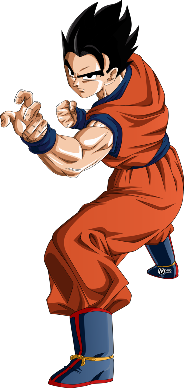 Gohan Mystic By Naironkr Goku And Vegeta, Dbz, Dragon - Gohan Mystic Png (616x1296), Png Download
