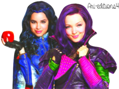 Photo Photo Photo Photo Photo - Evie From Descents Costume (411x318), Png Download