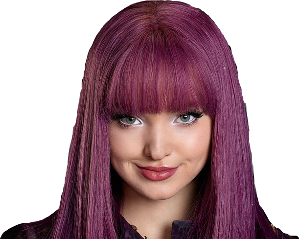 Mal Disney Descendants Descendants2movie Tumblr Descend - Mal's Hair In Descendants 2 (611x488), Png Download