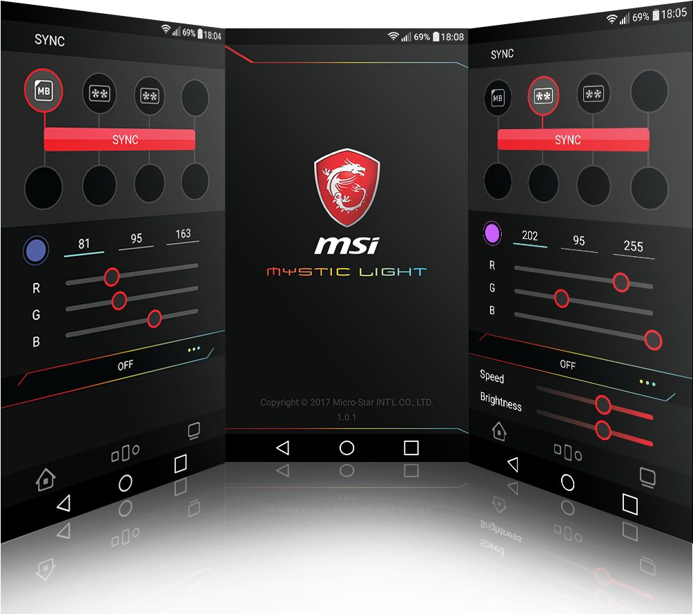 The Exclusive Msi Mystic Light App Is Now Also Available - Multimedia Software (1045x913), Png Download