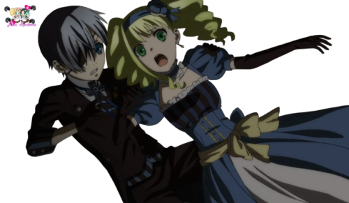 Prof-kenny - Ciel And Lizzy Render (500x291), Png Download