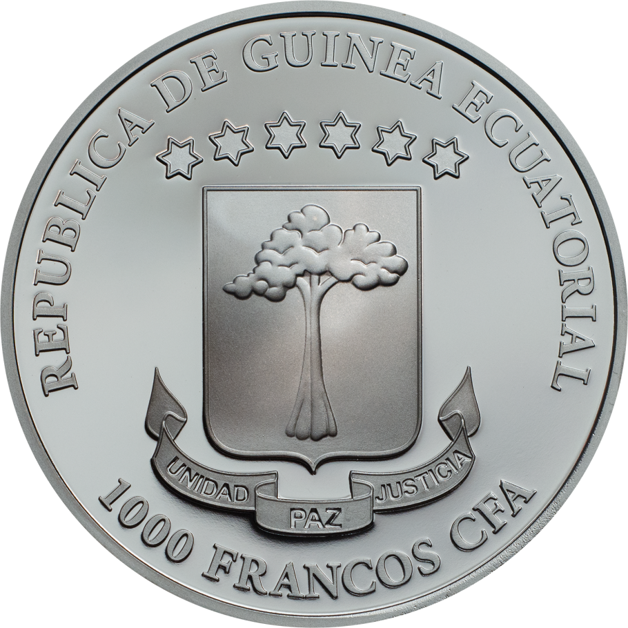 Equatorial Guinea 2018 Crystal Skull - Guinea Ecuatorial Coins 2018 (910x910), Png Download