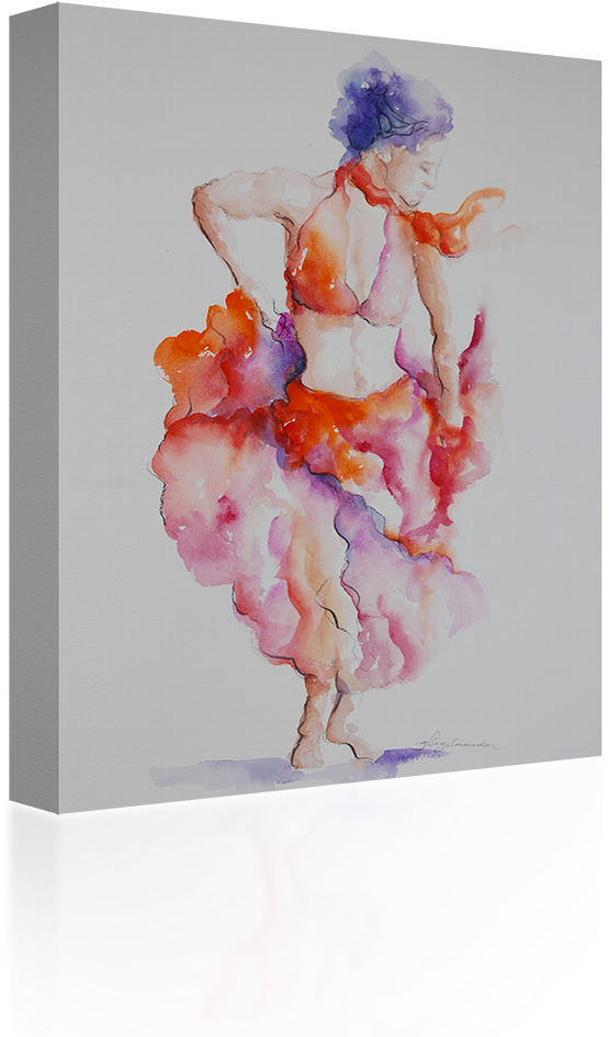 Ruffles - Watercolor Paint (1024x1024), Png Download
