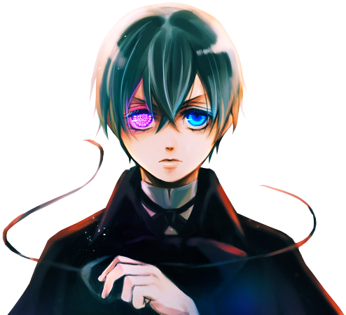 Transparent Ciel And Sebastian For Your Blog - Black Butler Ciel Transparent (500x500), Png Download