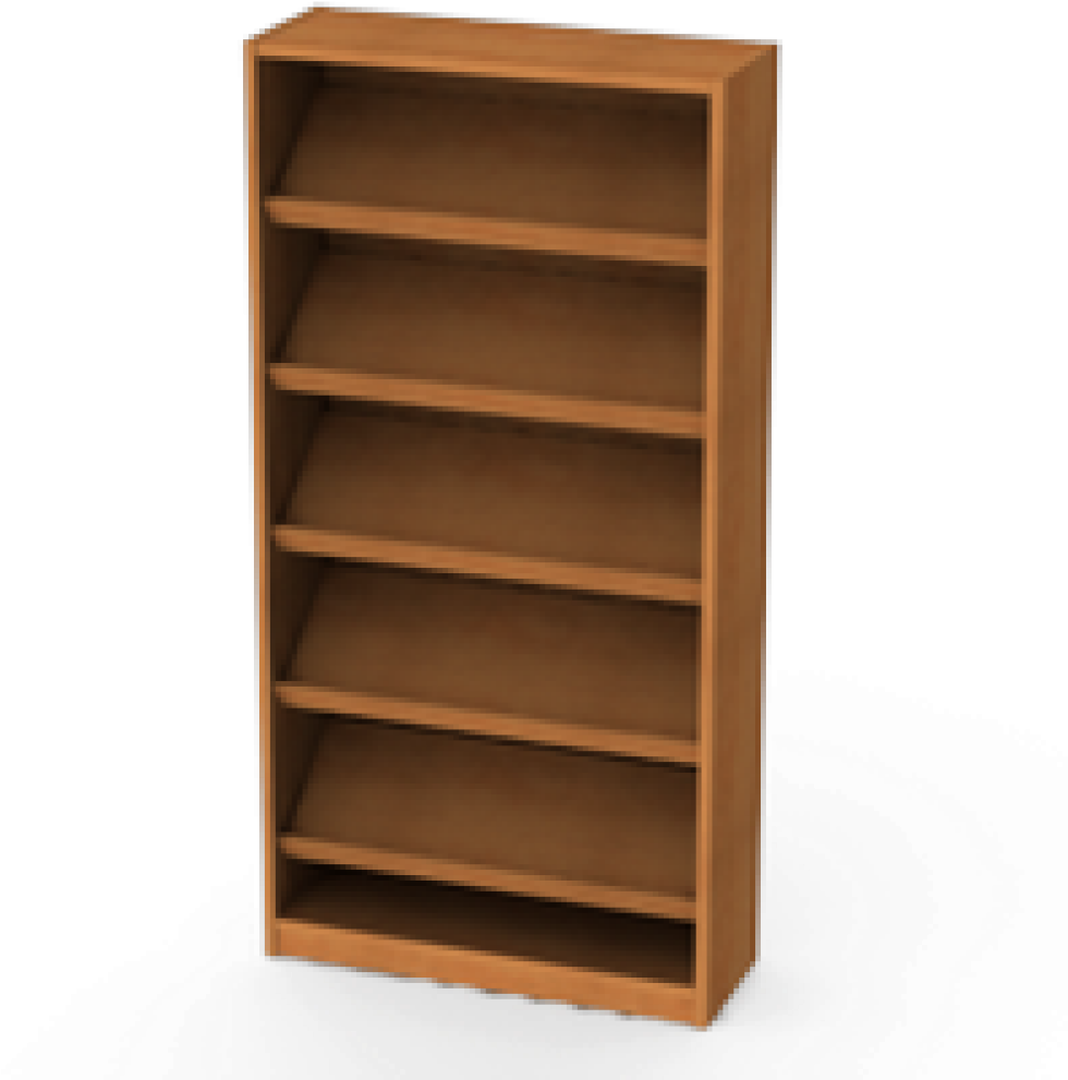 Excellent Desk Laptop Cart Tv Stand Home Office Furniture - Bookcase (1024x1024), Png Download