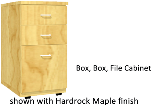 Aci Tucson Series Mobile Pedestal Box, Box, File - Filing Cabinet (600x351), Png Download