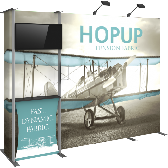 Hopup 10ft Full Height Tension Fabric Backwall And - Hopup Dimensional Kit 03 4x3 (700x700), Png Download