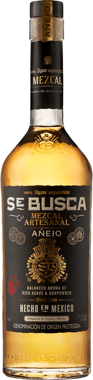 Se Busca Anejo Mezcal - Se Busca Mezcal (314x1280), Png Download
