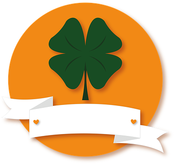 St Patricks Day Ireland Clover Irish Luck - L Irlande Png (388x340), Png Download