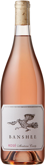 2017 Banshee Rosé, Mendocino County - Banshee Chardonnay Sonoma Coast 2015 (245x560), Png Download