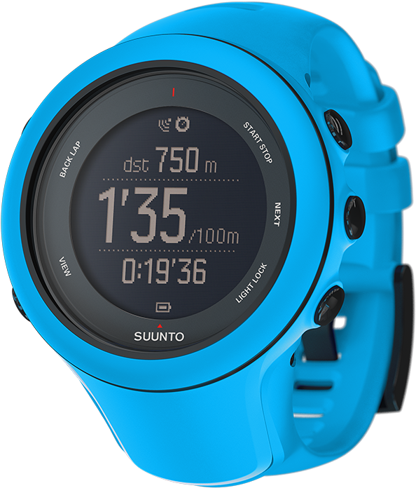 Apple Iwatch Or Suunto Ambit3 - Suunto Ambit3 Blue (800x800), Png Download