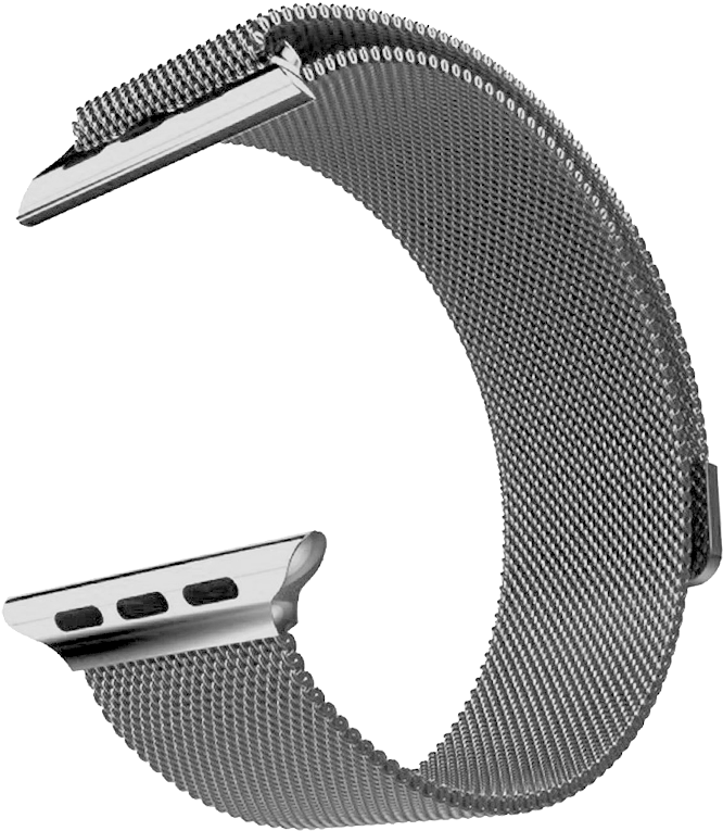 Apple Watch Strap Apple Watch1/2/3 Strap Iwatch Stainless - Covery Milanese Loop Magnetic Closure Stainless Steel (800x800), Png Download