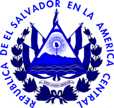 El Salvador Psd - Escudo Del Salvador Png (400x380), Png Download