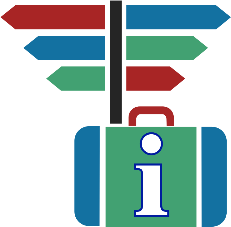 Suitcase Icon Blue Green Red Dynamic V33 - Suitcase (768x768), Png Download