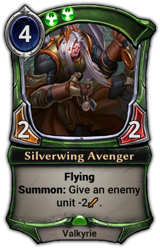Silverwing Avenger - Valkyrie Enforcer (529x801), Png Download