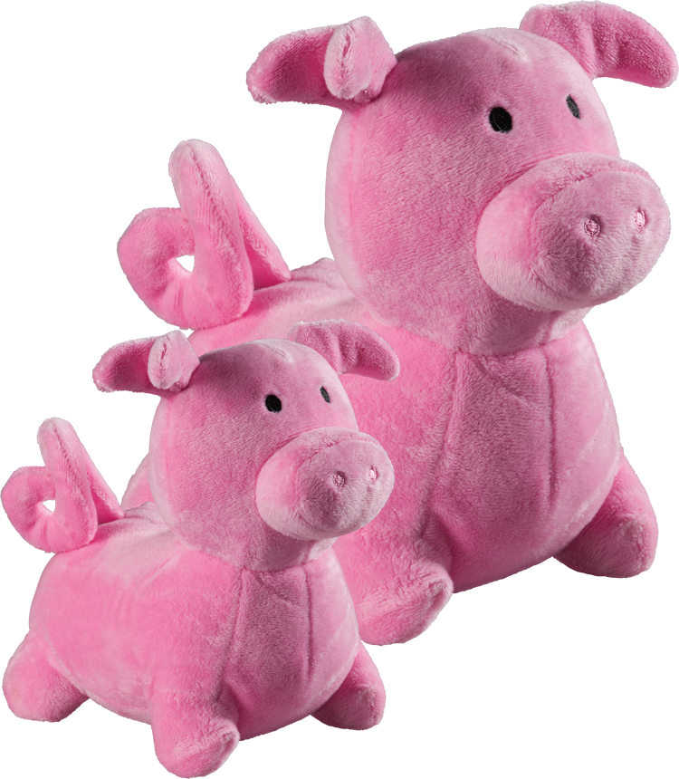Snug N Tug Piggy Plush Dog Toy - Dog Toys Transparent (750x860), Png Download