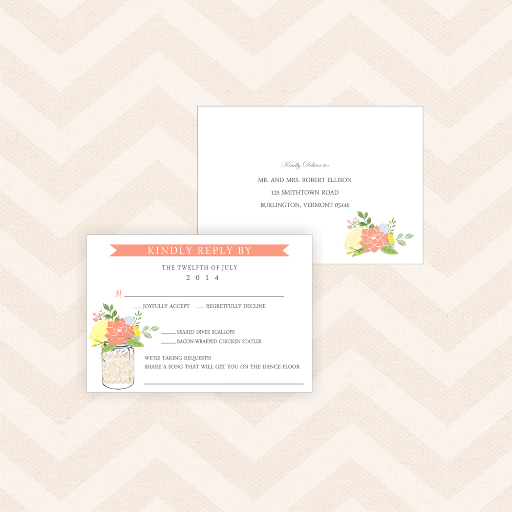Rustic Floral Studio Collection Invite (1000x1000), Png Download