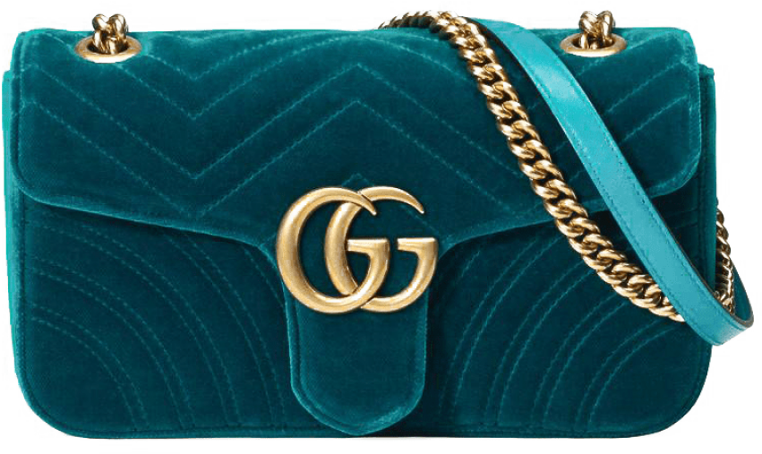 Gucci Marmont Velvet - Gucci Gg Marmont Velvet Bag (800x800), Png Download