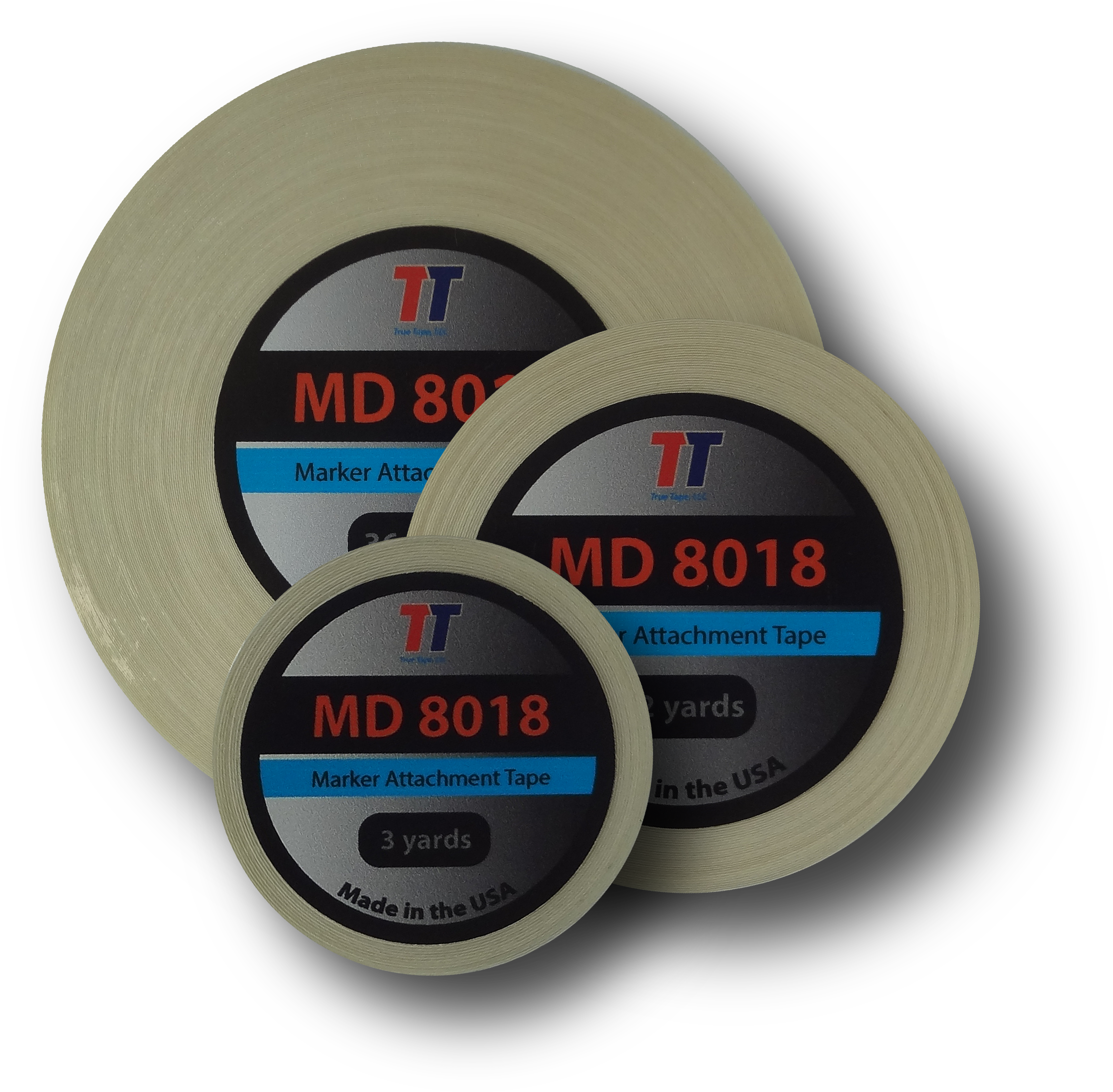 Md 8018 Is A Clear Adhesive With A Generous Coating - Label (3385x3318), Png Download