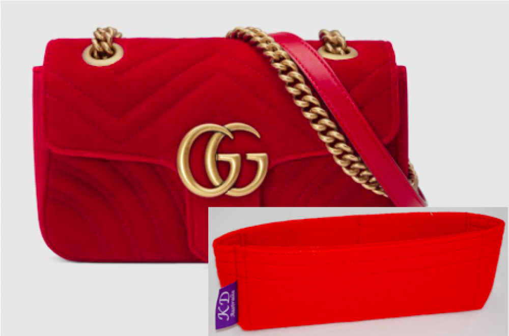Gucci Marmont Mini Bag Red (1000x1000), Png Download