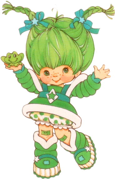 Download Old Cartoons, Classic Cartoons, 90s Kids, Green Colors, - Rainbow  Brite Patty O Green PNG Image with No Background 