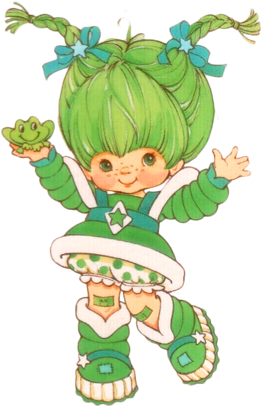 Old Cartoons, Classic Cartoons, 90s Kids, Green Colors, - Rainbow Brite Patty O Green (389x600), Png Download