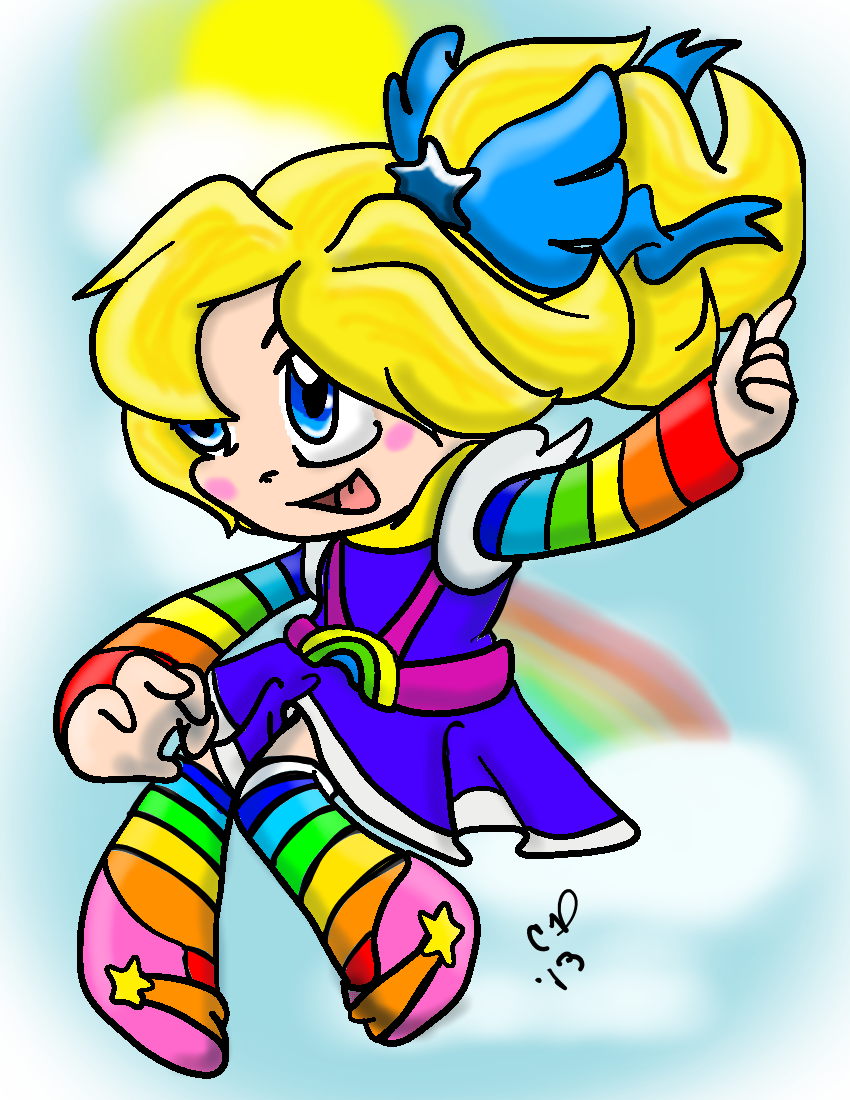 Rainbow Brite - Cartoon (850x1100), Png Download