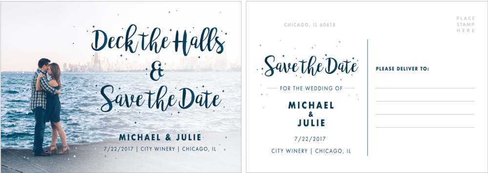 Julie Save Date (1000x356), Png Download
