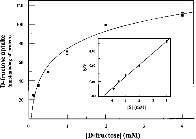 Kinetics Of Initial D Fructose Uptake The Rate Of D - Diagram (679x482), Png Download