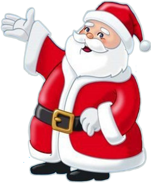 Natal Papai Noel Png - Desenho De Papai Noel Png (488x630), Png Download