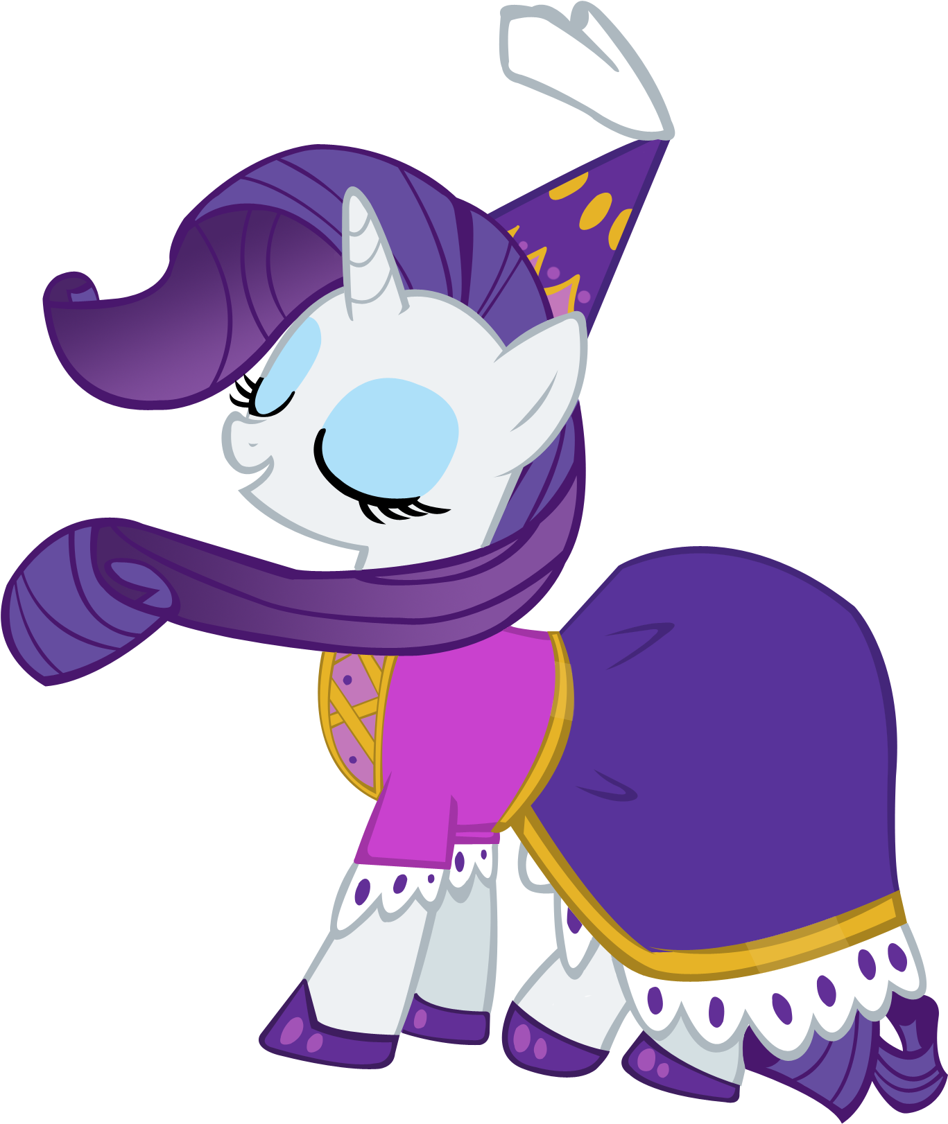 Rarity, white and purple unicorn My Little Pony png