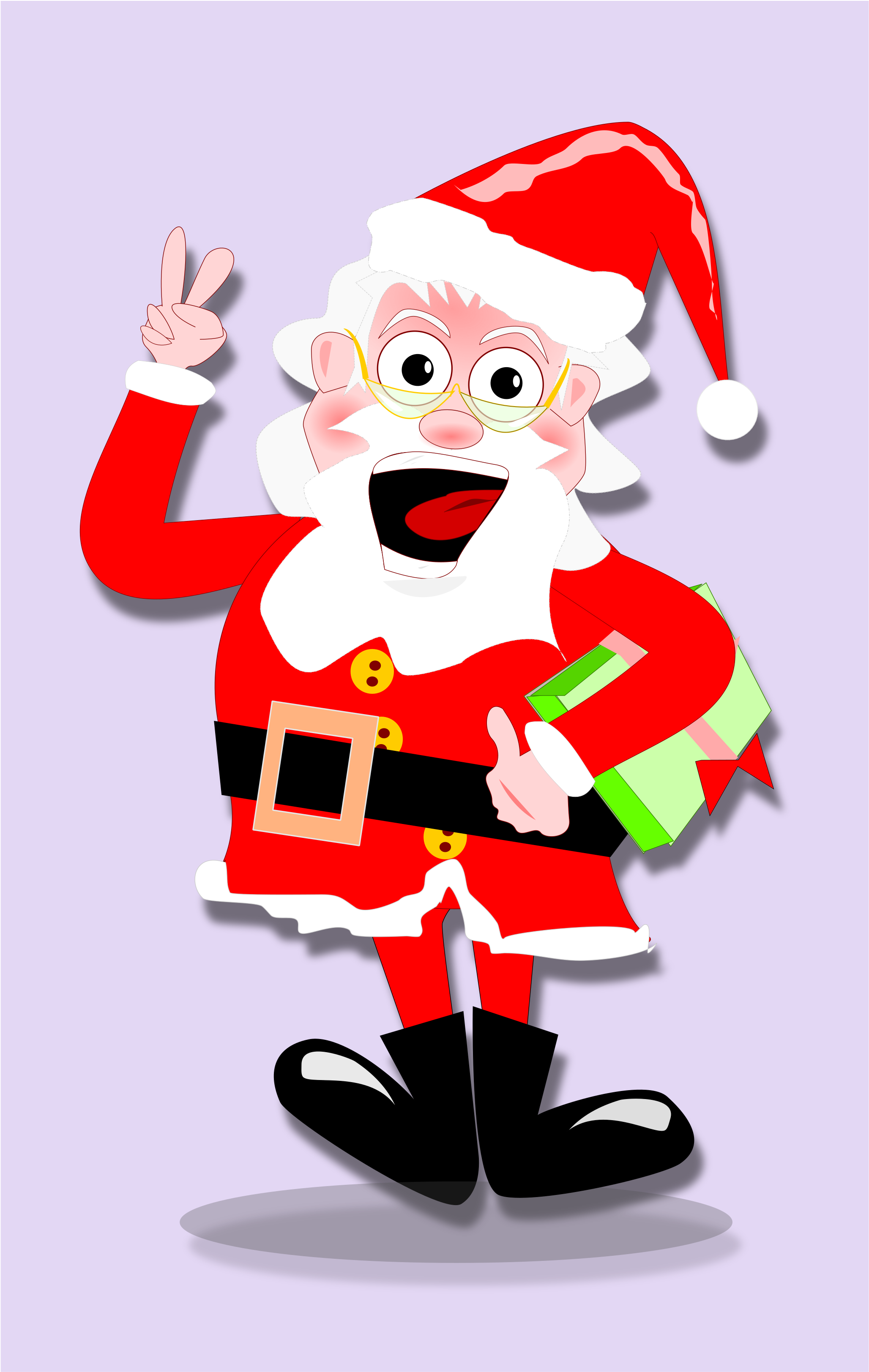 This Free Icons Png Design Of Papai Noel Chegando (2400x3394), Png Download