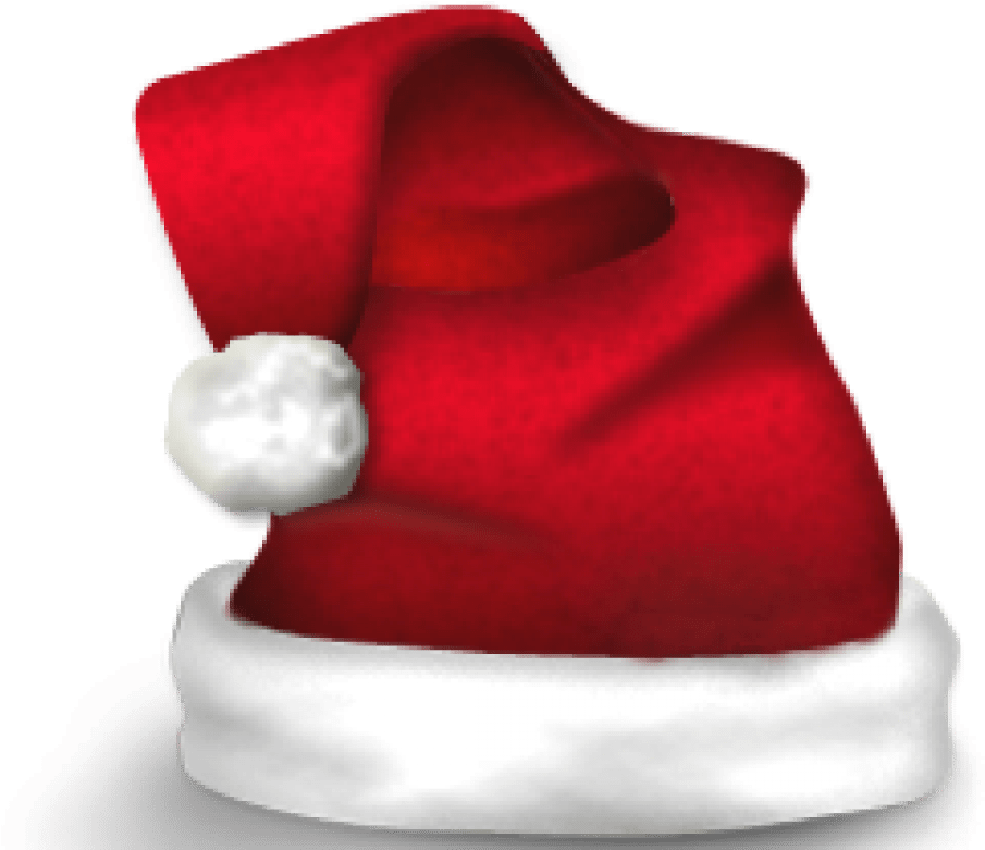 Cropped Gorro Papai Noel - Santa Hat (960x780), Png Download