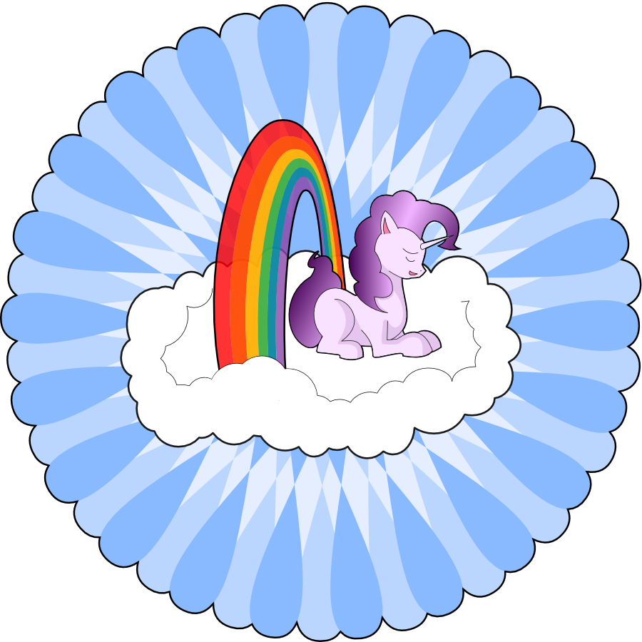 Unicorns And Rainbows - Vision Creation Newsun Ep (900x900), Png Download