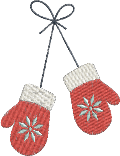 Luva Do Papai Noel Png (600x600), Png Download